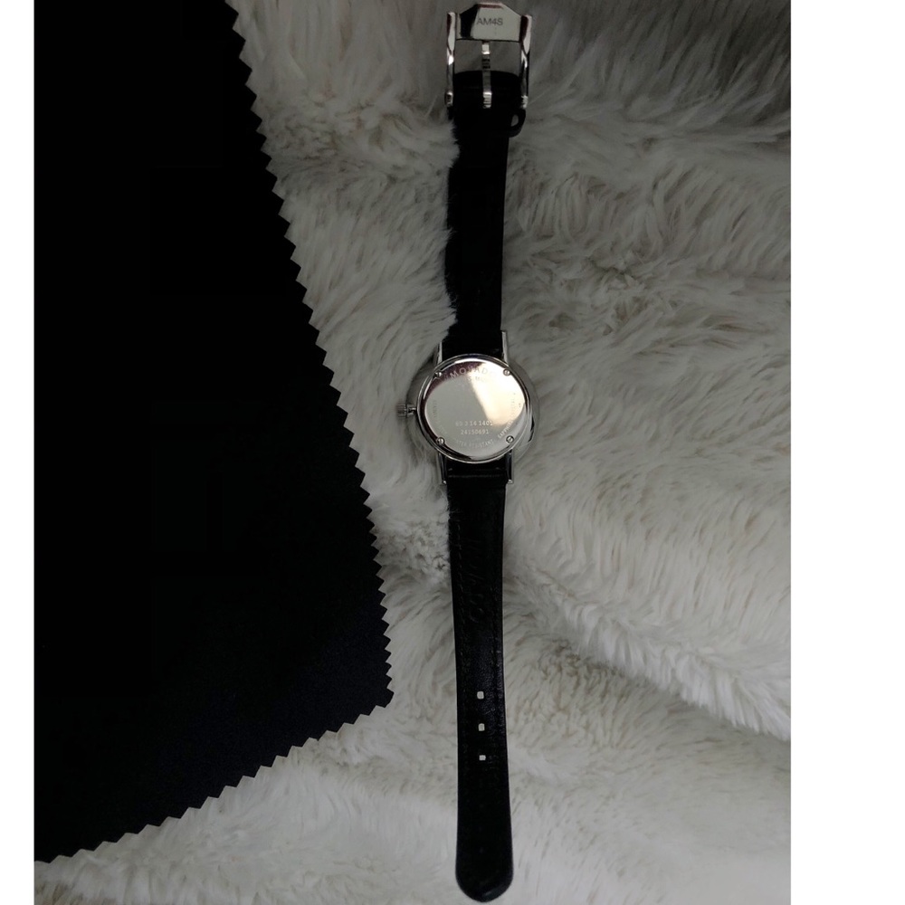 Movado Women’s Ultra Slim 28mm Strap Watch Black - Picture 7 of 8